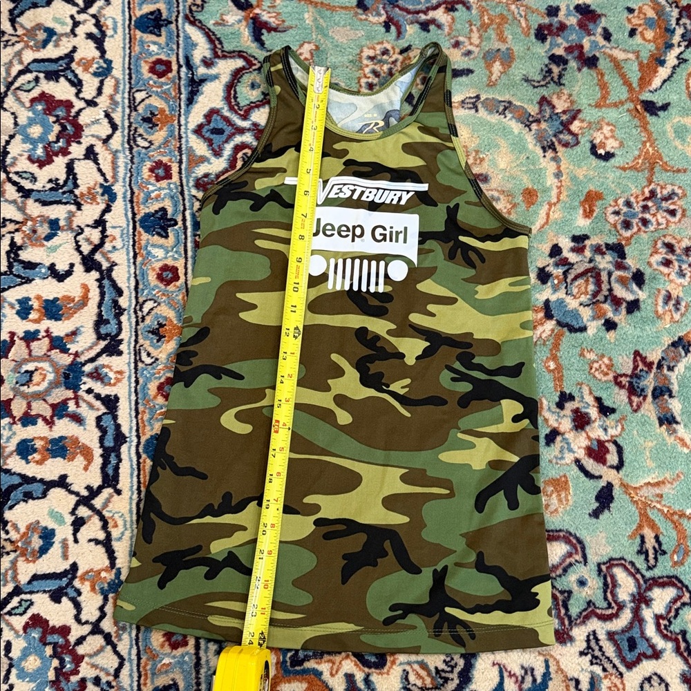 Rothco Green Camo Tank Top westbury Jeep Girl